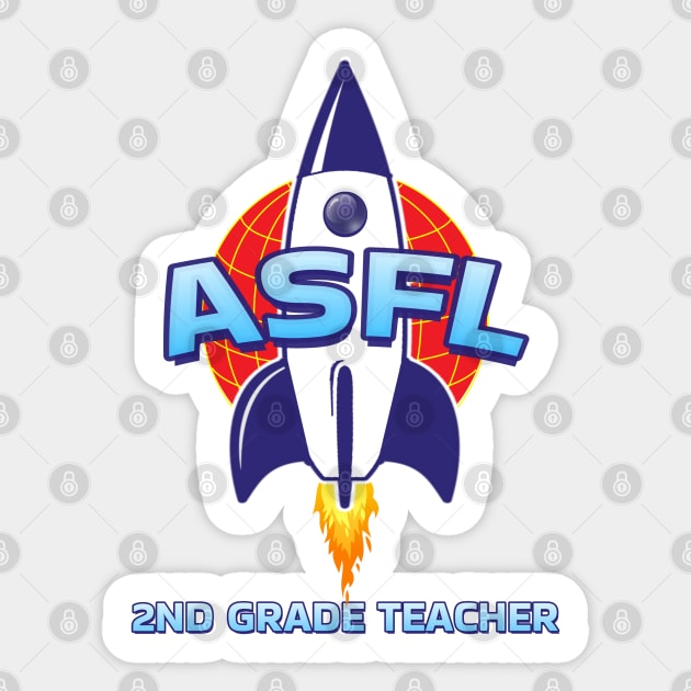 ASFL 2ND GRADE Sticker by Duds4Fun